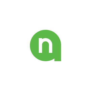  İlk harf bir ya da na logo vektör tasarım şablonu