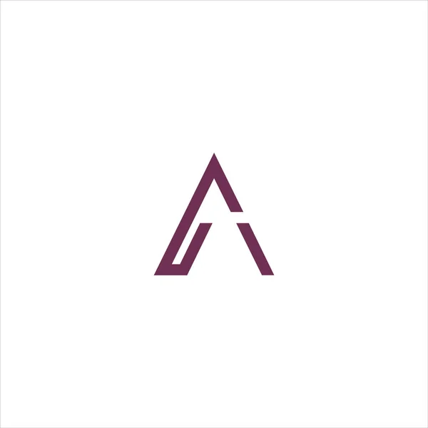 Harf Veya Logo Tasarım Şablonu — Stok Vektör