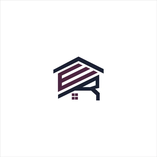 Modelo Projeto Vetorial Inicial Letra Logo — Vetor de Stock