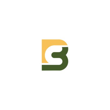 Başlangıç harfi bc logosu veya cb logo vektör tasarım şablonu