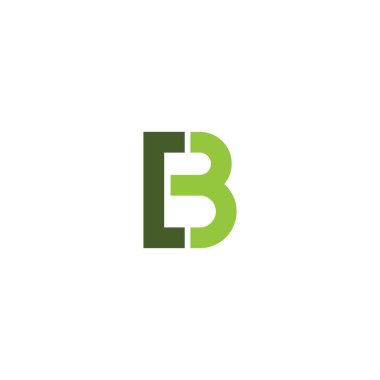 Başlangıç harfi bc logosu veya cb logo vektör tasarım şablonu