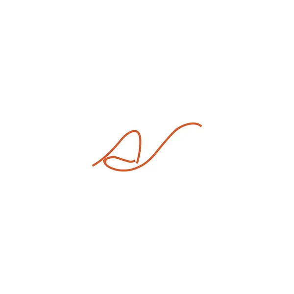 Carta Inicial Como Logotipo Modelo Design Vetor Logotipo — Vetor de Stock