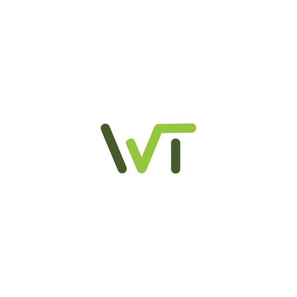 Logotipo Inicial Letra Modelo Projeto Vetor Logotipo —  Vetores de Stock