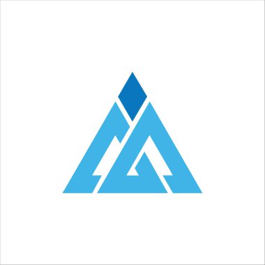 İlk harf mi logo veya im logo vektör tasarım şablonu