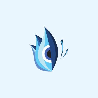 Kelebek logo tasarım şablonu