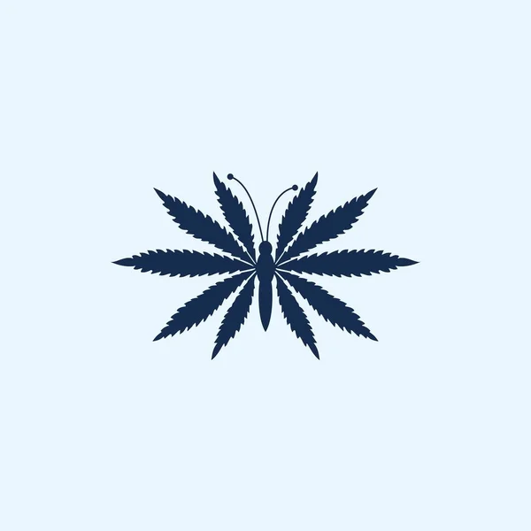 Plantilla Diseño Logotipo Mariposa — Archivo Imágenes Vectoriales