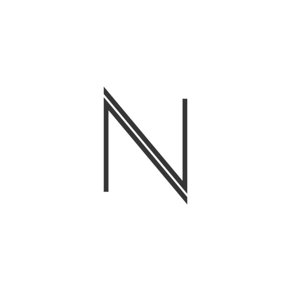 Logo Lettera Iniziale Logo Modello Progettazione Vettoriale — Vettoriale Stock