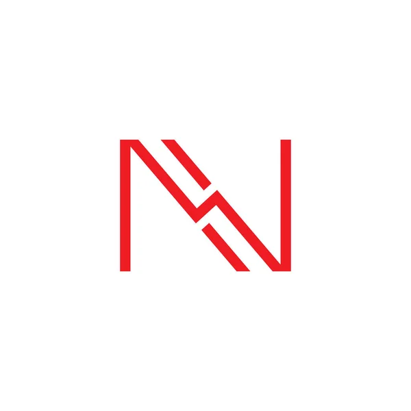 Carta Inicial Logotipo Logotipo Diseño Vectores Plantilla — Vector de stock