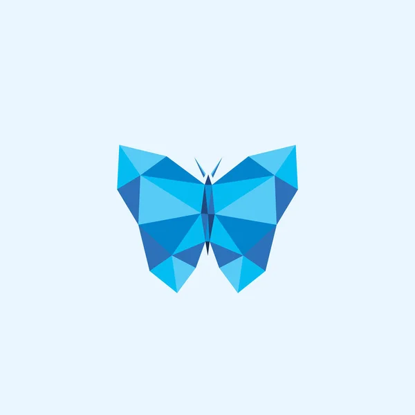 Vorlage Schmetterling Logo Vektor Design — Stockvektor