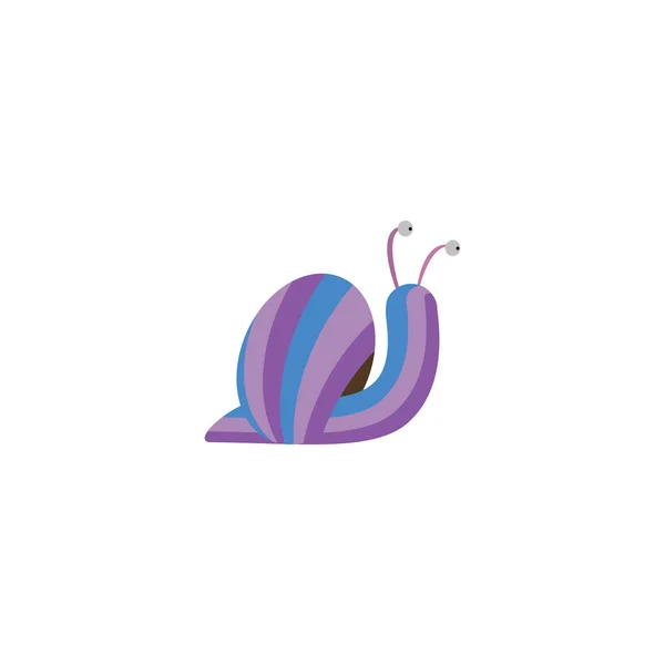 Modèle Conception Vecteur Logo Escargot — Image vectorielle