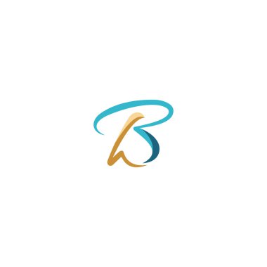 İlk harf bh logo veya hb logo vektör tasarım şablonu
