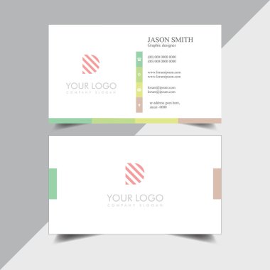 Modern Şirket Kartı Tasarım Şablonu