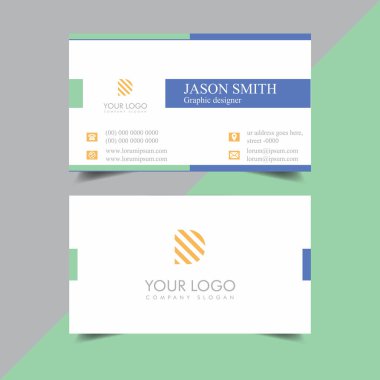 Modern Şirket Kartı Tasarım Şablonu