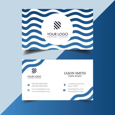 Modern Şirket Kartı Tasarım Şablonu