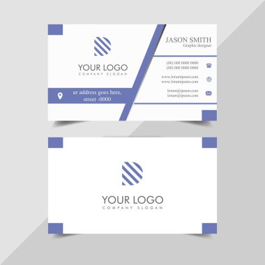 Modern Şirket Kartı Tasarım Şablonu
