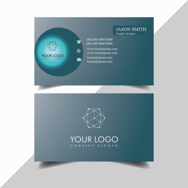 Modern Şirket Kartı Tasarım Şablonu