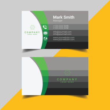 Modern Şirket Kartı Tasarım Şablonu