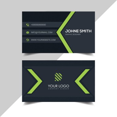 Modern Şirket Kartı Tasarım Şablonu