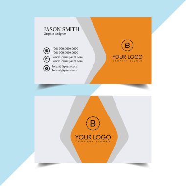 Modern Şirket Kartı Tasarım Şablonu