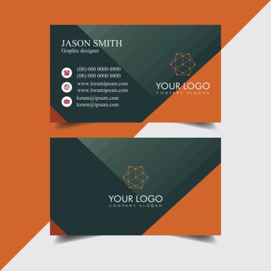 Modern Şirket Kartı Tasarım Şablonu