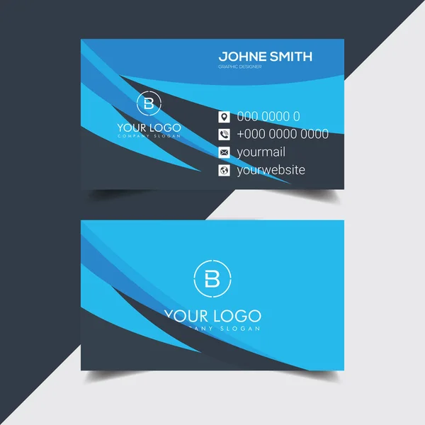 Moderne Corporate Business Card Ontwerp Template — Stockvector