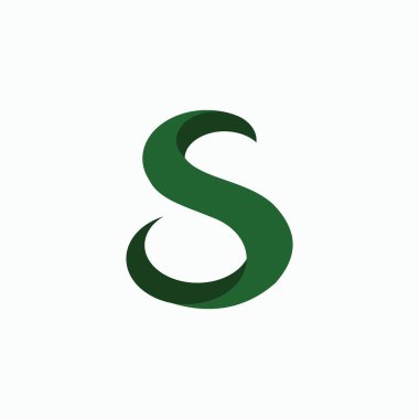 İlk harf sg logosu veya gs logo vektör tasarım şablonu