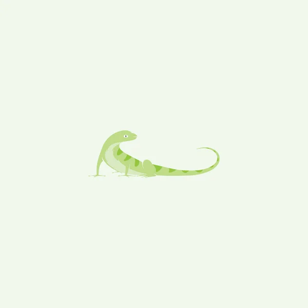 Gecko Lagarto Logo Vector Diseño Plantillas — Archivo Imágenes Vectoriales