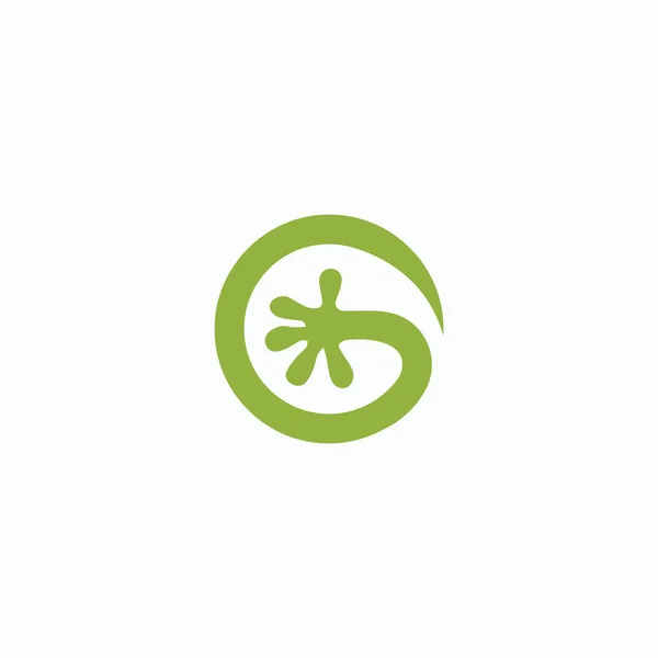 Geckoリザードロゴベクトルデザインテンプレート — ストックベクタ