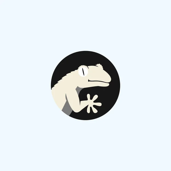 Modèle Conception Vectorielle Logo Gecko Lizard — Image vectorielle