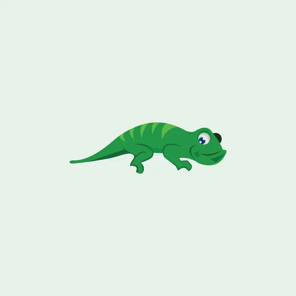 Lizard Logo Vector Plantilla Diseño — Archivo Imágenes Vectoriales