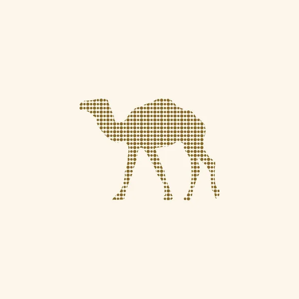 Desert Animal Camel Logo Design Template