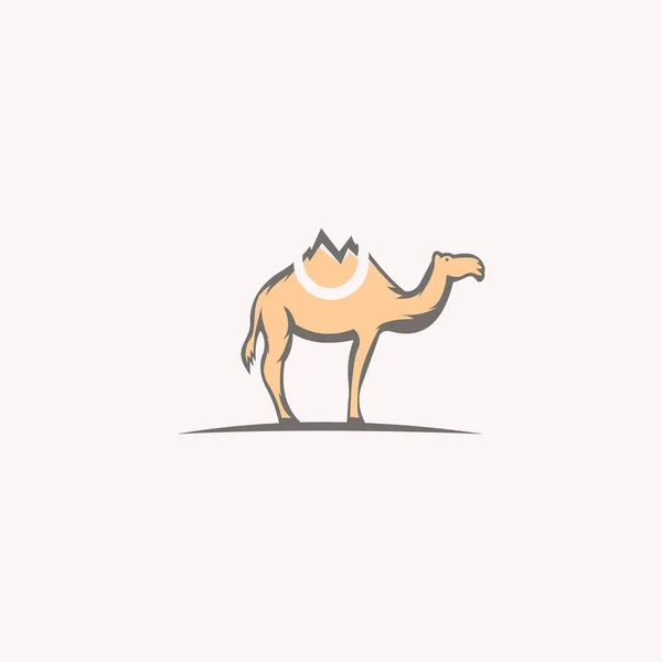 Πρότυπο Σχεδίασης Καμήλας Ζώων Ερήμου — Διανυσματικό Αρχείο