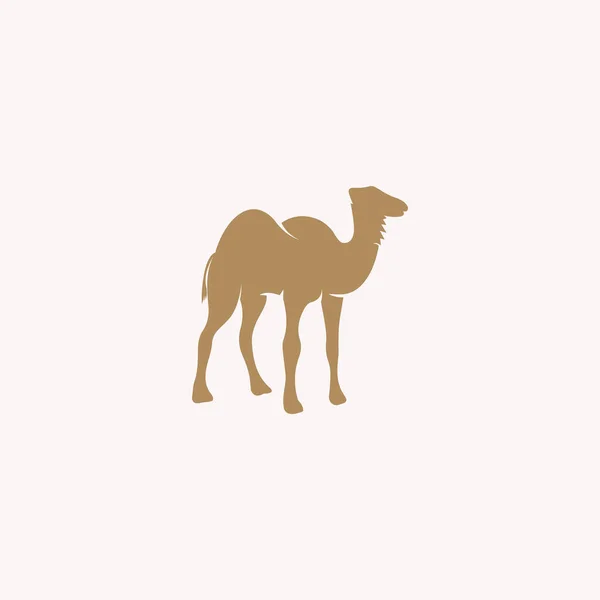 Desert Animal Camel Logo — стоковый вектор