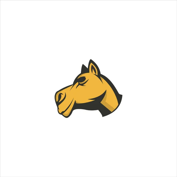 Desert Animal Camel Logo Ontwerp Model — Stockvector