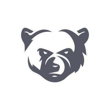 Hayvan Ayısı Logo Vektör Tasarım Şablonu