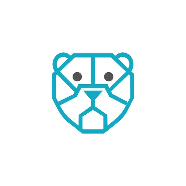 Animal Bear Logo Vector Design Vorlage — Stockvektor