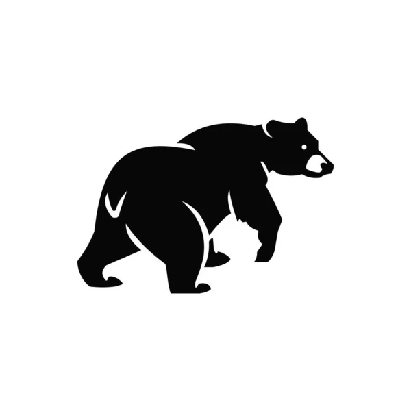 Animal Bear Logo Vector Design Vorlage — Stockvektor