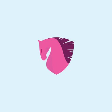 at logosu vektör tasarım şablonu