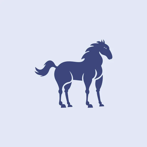 Шаблон Векторного Дизайна Логотипа Лошади — стоковый вектор