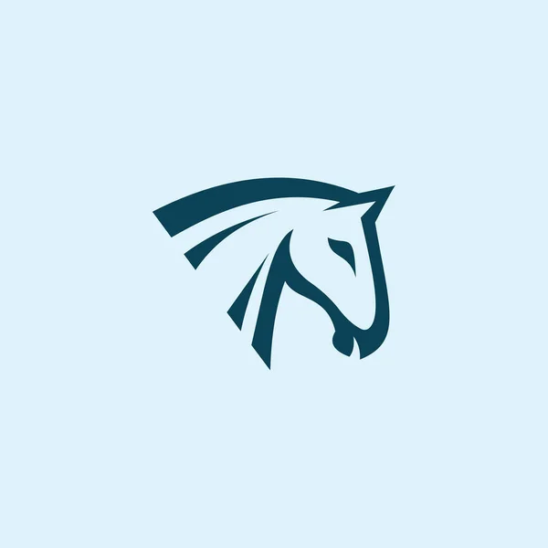 Πρότυπο Σχεδιασμού Φορέα Λογότυπου Αλόγου — Διανυσματικό Αρχείο