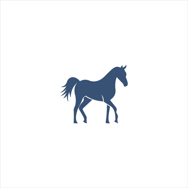 Šablony Návrhu Vektoru Loga Zvířecího Koně — Stockový vektor