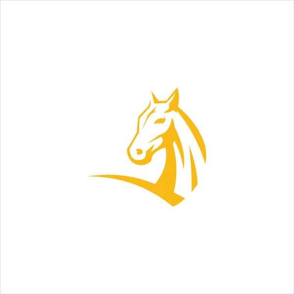 Animal Horse Logo Vector Design Template — Stock Vector