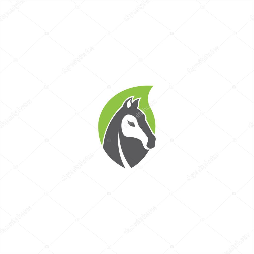 Animal horse logo vector design templates