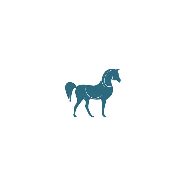 Modelos Design Vetor Logotipo Cavalo Animal —  Vetores de Stock
