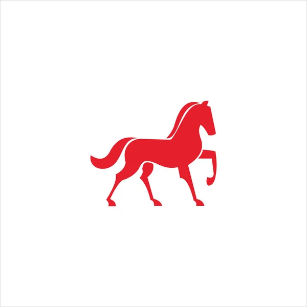 Modelos Design Vetor Logotipo Cavalo Animal —  Vetores de Stock