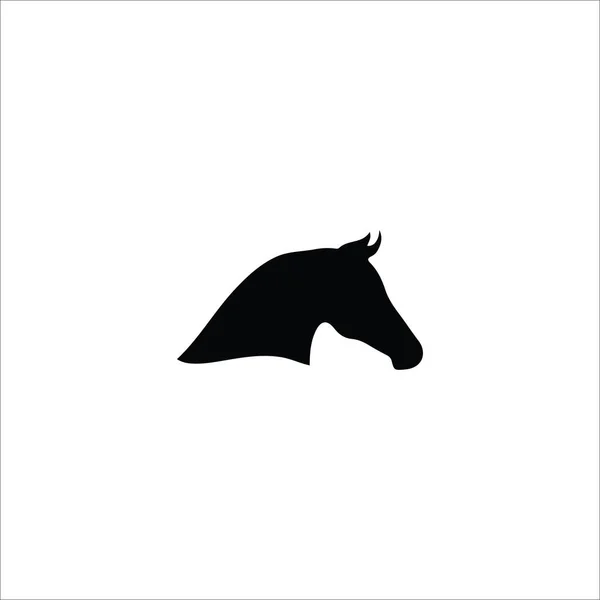 Model Voor Het Vectorontwerp Van Het Paardenlogo — Stockvector