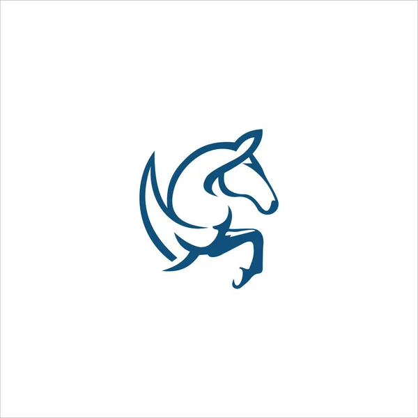 Animal horse logo vector design template - Stock Image - Everypixel