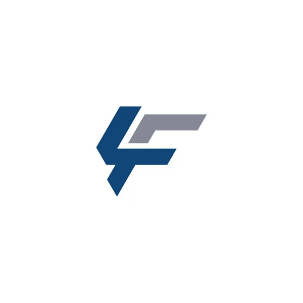 初始字母If Logo或Fl Logo向量设计模板 — 图库矢量图片