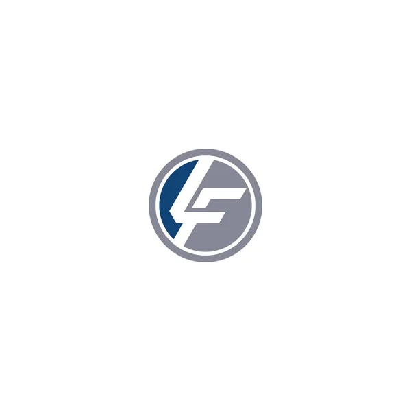 初始字母If Logo或Fl Logo向量设计模板 — 图库矢量图片