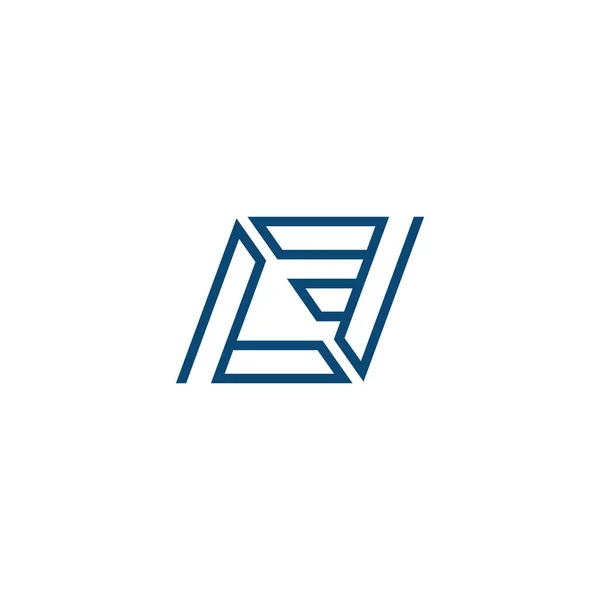 Начальная Буква Логотип Шаблон Векторного Дизайна Логотипа — стоковый вектор